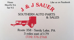 J & J Sauer Southern Auto Parts & Sales
